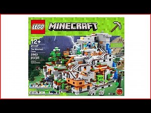LEGO MINECRAFT 21137 The Mountain Cave Speed Build