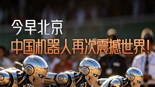 今早北京，中国机器人再次震撼世界！