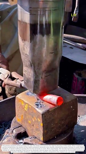 Industrial Power Hammer Forging Process: Shaping Red-Hot Metal