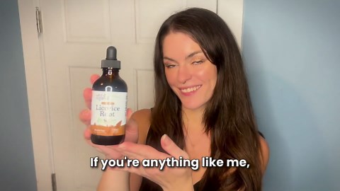 Wild & Organic Licorice Root Tincture - Digestive, Lung & Skin Support - Licorice Root Extract Liquid Drops - Vegan, Sugar & Alcohol-Free Supplement - 4 fl oz