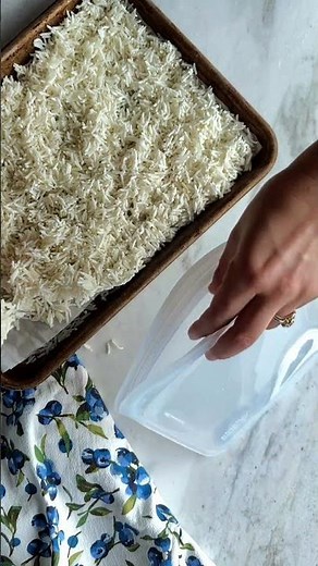 How to Freeze Rice (and Reheat It Perfectly!) 🍚 | Kitchen Hack #food #foodie #shorts