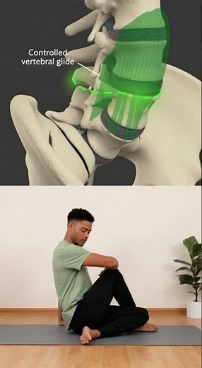 🔄 Safe Spinal Twist for Lower Back Relief | 15s Physical Therapy Demo #health #backpain #doctor