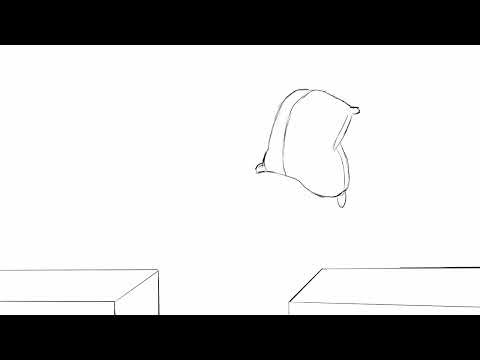 Flour bag jumping animation. Animation practice (12 principle of animation)