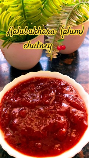 Sweet and Sour Plum Chutney | Homemade Plum Chutney Recipe | A Unique Twist of Flavor