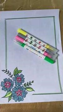 paper design/ frond page design.......#viral #art #painting