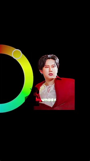 Binnie does the color wheel trend 🎨🖌️✨🎀 #kpopskz #seochangbin #binnie #trending #straykids #popular