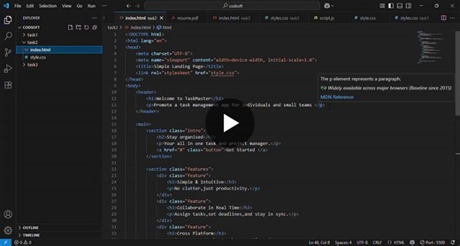 #codsoft #internship #webdevelopment | Malay shandilya