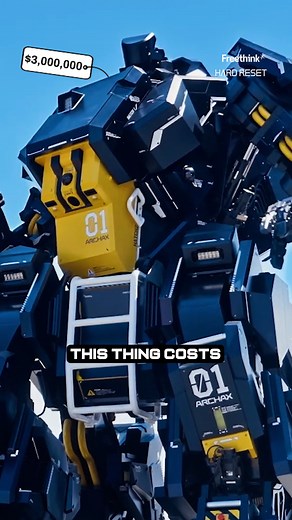 33K views · 1.1K reactions | $3 million giant robot suit  #gundam #robotics #engineering | Freethink | Facebook