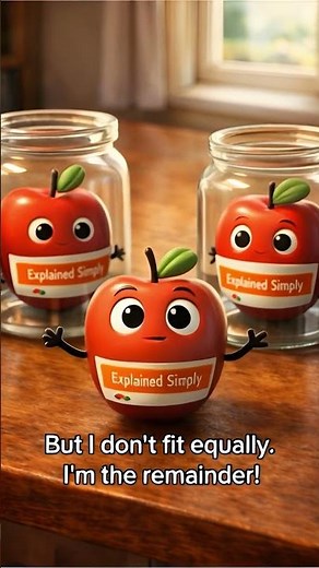 Division With Remainder Explained Simply 🍎