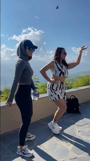 Kabita Nepali and Priyanka karki enjoying and dancing during roadies​‪@kabitanepaliofficial‬ #dance