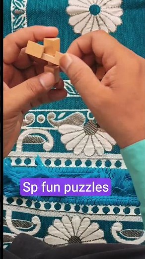 How to Solve 3D Cross Wooden Puzzle in 15 Seconds! 🧩🔥 #shorts