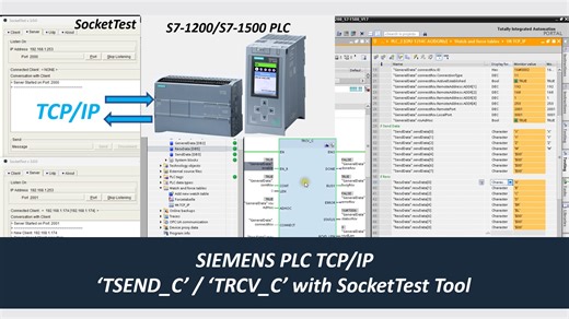 COM31. TCP/IP - 西门子 TSEND TRCV TCP/IP S7-1200 S7-1500 PLC