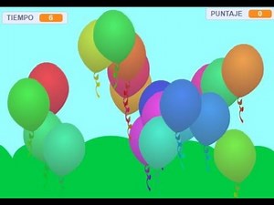 JUEGO EXPLOTAR GLOBOS- SCRATCH