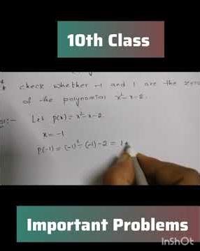 important problems of 10th class #maths #10thclass #studymath#study #education#exam #2026#subscribe