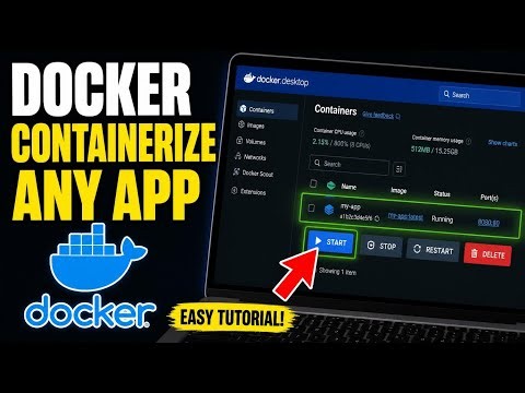 How to use Docker for Containerization - Easy Tutorial
