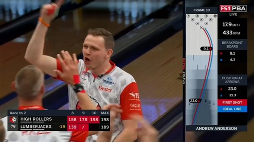 A A🟰MVP Andrew Anderson brought the energy to Vegas this year😤 🔋 | Professional Bowlers Association (PBA)