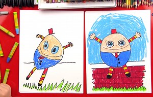 How To Draw Humpty Dumpty - Art For Kids Hub -
