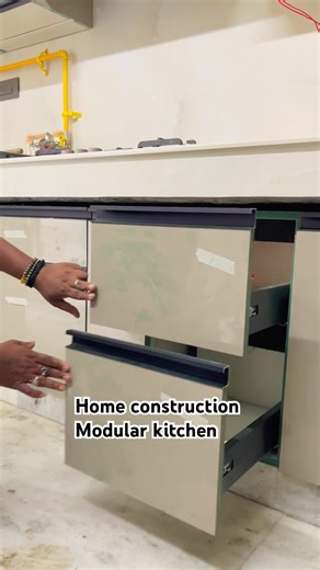 Part 1 | Home construction modular kitchen | home interior | #interiordesign #trending #fbyシ #any ||