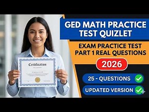 GED Math Practice Test Quizlet: The Secret to Passing Your Math Exam Faster