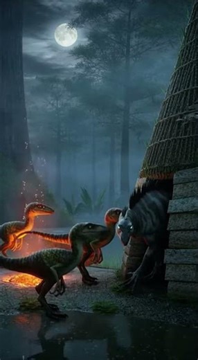 Shadow Reaper vs a methane vent exploding in a Prehistoric World