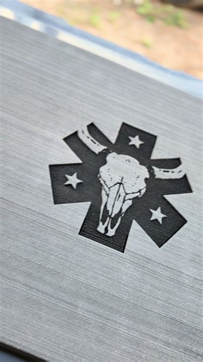 Custom BrisketMedic Logo Yeti Cooler Mat Laser Engraving