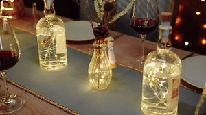 USB Bottle Lights Rechargeable Wine Bottle Fairy Lights Cork LED String Lights 20 LEDs Copper Wire for Table Party DIY Decor(Multi-Colour, 3 Pack)