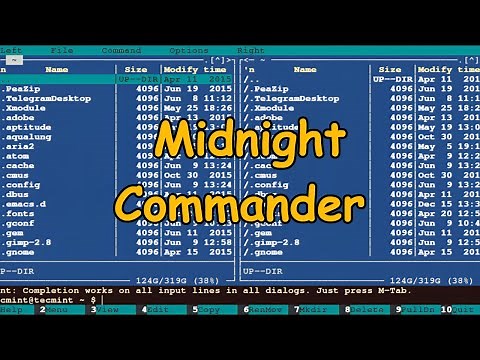 Linux Terminal Kurs 64 - Midnight Commander