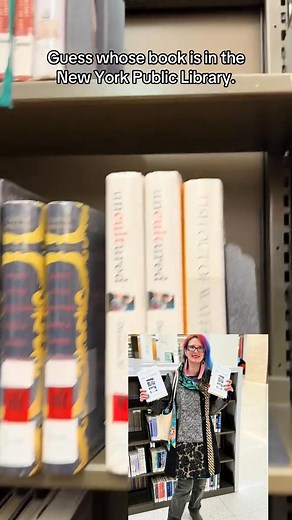 5.4K views · 363 reactions | Excited to see my little book featured in the New York Public Library! ✨ A proud moment for every writer. #KnittingCultLadyIsAPsyOp | Cult of the Needle | Facebook