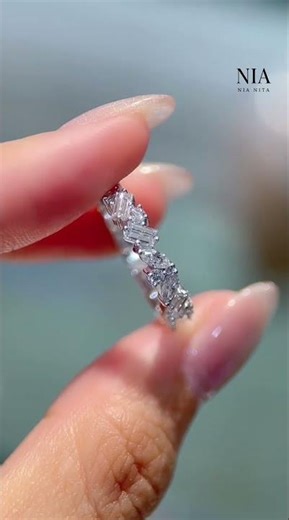 Everlasting Promise Ring #damcuoi #diamond #nhancauhon