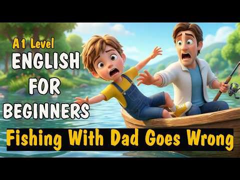 Fishing With Dad Goes Wrong | SLOW ENGLISH | English Listening Practice for Beginners A1