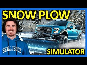 I Plowed Snowy Highways and Made HUGE Money in Snow Plowing Sim