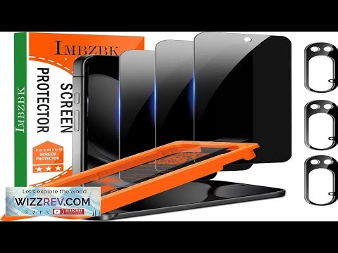 IMBZBK Auto Dust Removal 3 Pack Privacy Screen Protector for Google Pixel 10