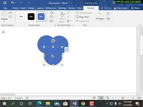 Shading Circles in ms word without paint or powerpoint