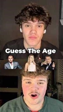 Age Golf⛳️ #celebrity #famous #guessinggame