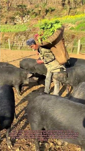 The Smart Way to Feed Pigs with Forage | Efficient & Low-Cost Pig Farming Tips