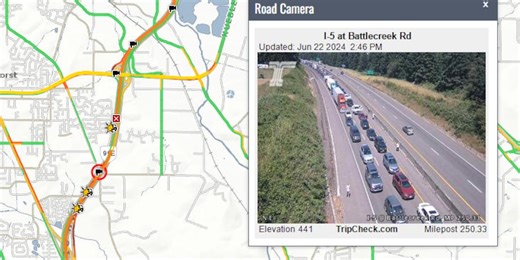 I-5 South open again after crash closes freeway south of Salem