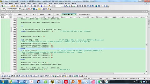 DSP28335CAN学习（参考 波尔电子 三兄弟）