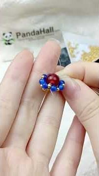 💍DIY Bague Perlée Style Vintage | Tutoriel Bijou Rétro Fait Main 🌸 #bijouxdiy #bijoux #ringmaking