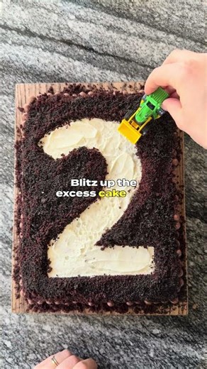 Making my 2 year old’s birthday cake! #recipe #childrensbirthday #tractorcake #cakedecorating