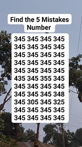 169K views · 1.4K reactions | Find the 5 Mistakes Number #brainteaser #search #find | MM Production | Facebook