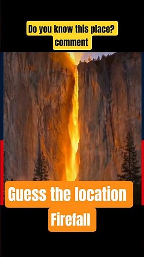 Firefall is such an amazing site to behold #firefall #yosemite #viralvideo #shorts