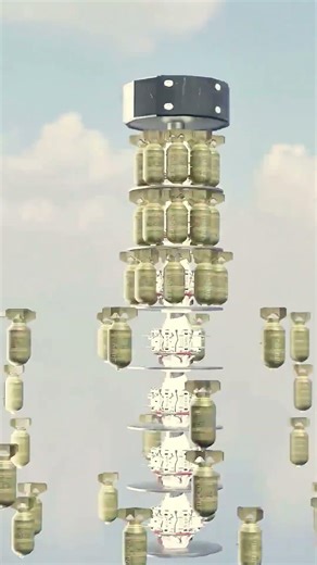 আকাশ থেকে বৃষ্টির মতো ঝরে পড়ে বোমা! | How Cluster Bombs Work #shorts #shortvideo