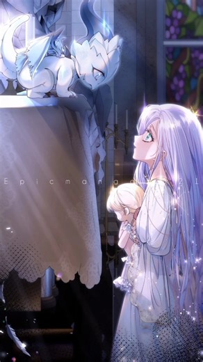 Baby girl and babay dragon😍💕✨Tap my bio for the full comic! ✨#manhwa #manga #WebComicsApp#fypviral