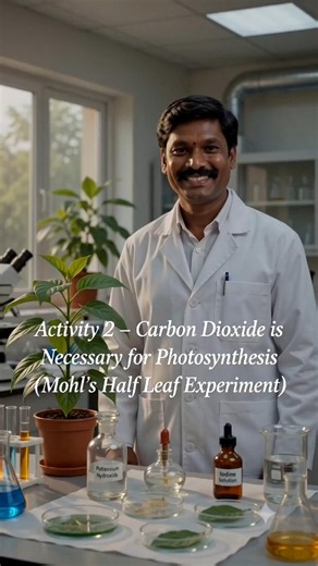 Mohl's half leaf experiment ( corba dioxide is necessary for photosynthesis)
