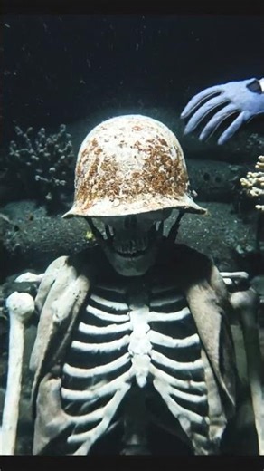 Mysterious Skeleton Found in Underwater Trench! 🌊💀