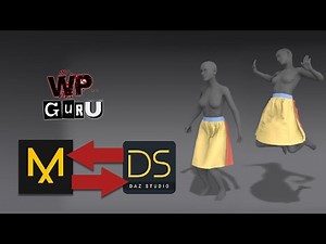 Mixamo to DAZ Studio to Marvelous Designer and back