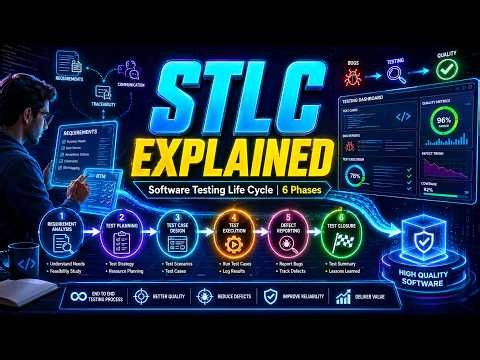 STLC Software Testing Life Cycle Explained for Beginners | All 6 Phases with Examples