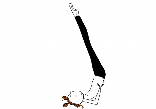 Posture de la chandelle : comment réaliser la posture de la chandelle en yoga - Elle