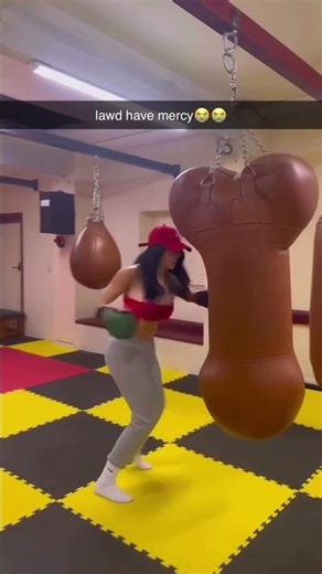 Why Will She Make That kind of Boxing Bag