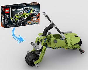 LEGO MOC-125773 Motorbike 42027 Alternative (Technic 2022)